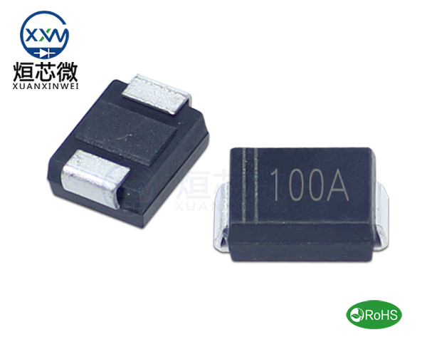 P6SMB100A參數,TVS二極管P6SMB100A瞬態(tài)(變)抑制二極管